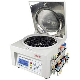 Unico Powerspin Dx Model Centrifuge 24 Places Digital Timer Variable Speed w/ 24 Place Tube Holdster C8724H