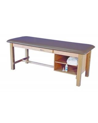 Armedica Hardwood Maple Treat. Table w/Drawer and Adj. Shelf AM-608