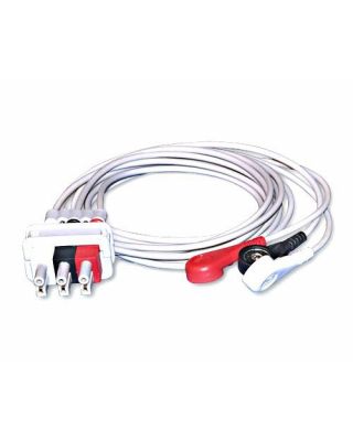 Bionet Snap Type 3 Lead ECG Cable