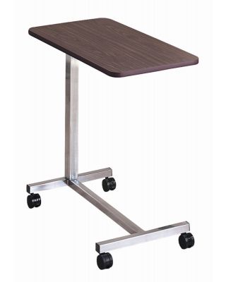 Brewer Overbed Table, H Base,Gray,BRE-11600