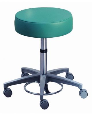 Brewer Foot Operated Stool 16 inch round Seat Height adjustment 21340