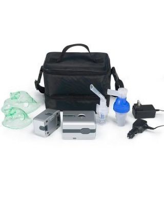 DeVilbiss Traveler Portable Compressor Nebulizer w/ Battery, 6910P-D
