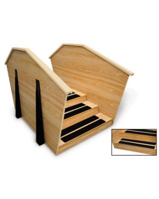 Hausmann Model 1564 Bariatric ADA Two-Sided Staircase