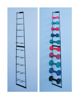 Hausmann Model 5555-100 Economy Wall Dumbbell Rack