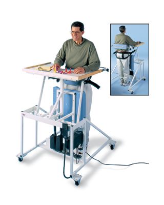 Hausmann Model 6175 Hi-Lo Econo-Line Stand-In Table with Electric Patient Lift