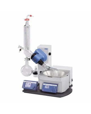 IKA Rotary Evaporators RV 10 control V with set of glassware vertical