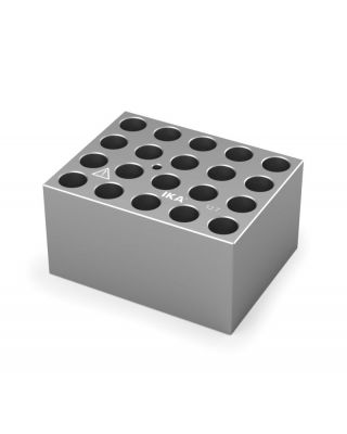 IKA Single block for 12 mm vials,Pore size 12,7 mm,Depth 30,0 mm