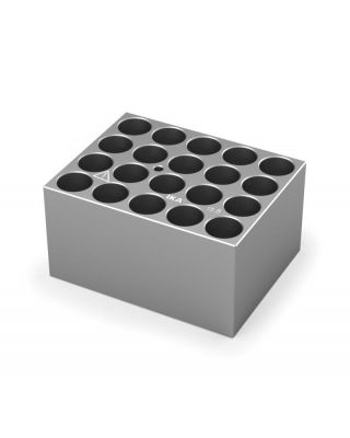 IKA Single block for 15 mm vials,Pore size 15,8 mm,Depth 35,0 mm
