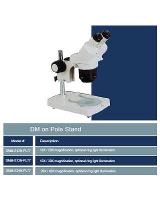 LW Scientific Stereoscope DM on Pole Stand
