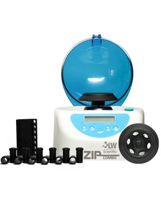 LW Scientific ZipCombo Centrifuge w/ 6 place microtube & PCR rotor