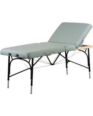 Oakworks Alliance Portable Wood Treatment Table with Backrest OW-ALC
