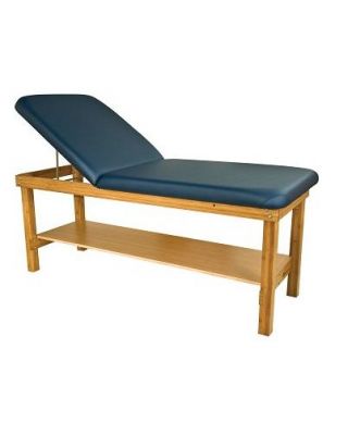 Oakworks Powerline Series Treatment Table w/Shelf and Backrest 27" OW-PW27-SHBR