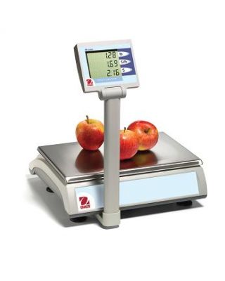 Ohaus RE Standard Retail Price Computing Scale 30lb x 0.01lb With Display Tower RE15CUS