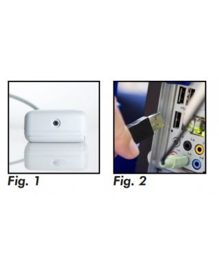 QRS Diagnostics Opti PC Interface Cable,714002-00