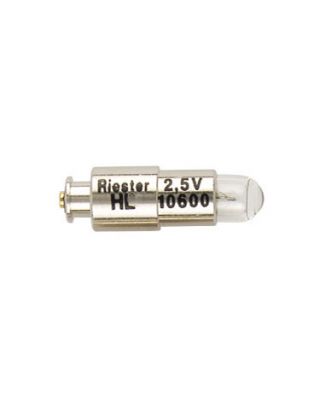 RIESTER Halogen Light Bulb Pack of 6 pcs. for 2.5 V HL ri-scope F.O. otoscope L2/L3 rimini otoscope e scope otoscope 10600