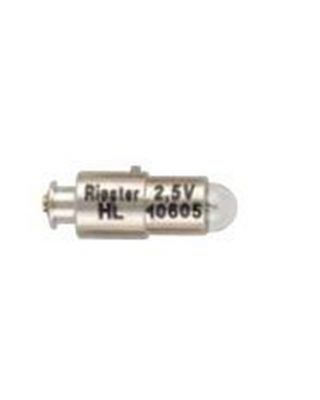 RIESTER Xenon Light Bulb Pack of 6 pcs. 2.5 V HL  ri-scope L ophthalmoscopes rimini and e scope ophthalmoscope and ri-derma 10605