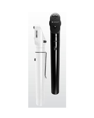 Riester Otoscope AA handle w F.O. 2.5V XL white in case e-scope� 2110-202