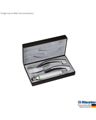 Riester Ri-integral Laryngoscope Set Macintosh 3.5V XL C Handle Battery and Charger Blades 23 4 8046