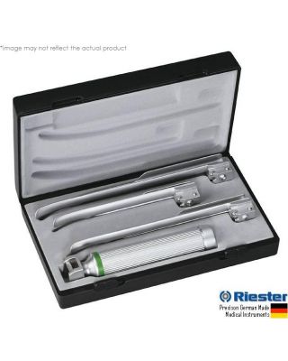 Riester Ri-integral Miller Laryngoscope Set 2.5V XL C Handle Blades 23 4 8060