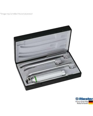 Riester Ri-integral Miller Laryngoscope Set 3.5V XL C Handle Battery and Charger Blades 234 8066