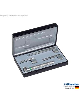 Riester Ri-modul Miller Baby Laryngoscope Set 2.5V XL AA Handle Blades 012 Battery and Charger 8112