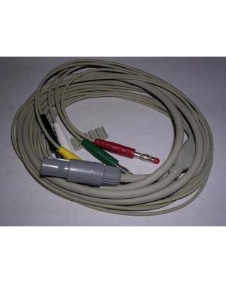 SCHILLER 5-lead Patient cable AHA w clip Miniscope MS-3 SCH-2.400061