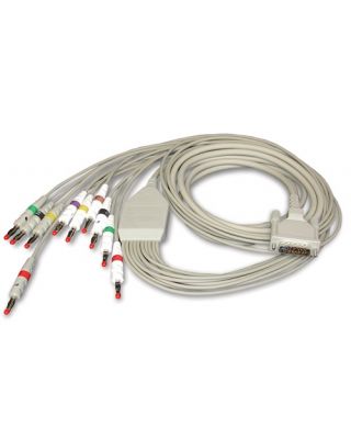 SCHILLER Resting Patient Cable 10-lead w banana plug SCH-2.400071