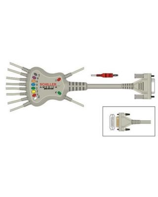 SCHILLER Resting Patient Cable 10-lead w banana plug SCH-2.400127