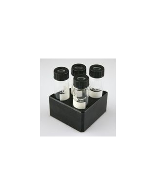 SCILOGEX - Black quarter reaction block,4 holes 16ml reaction vessel 28mm dia x 43mm depth,18900005