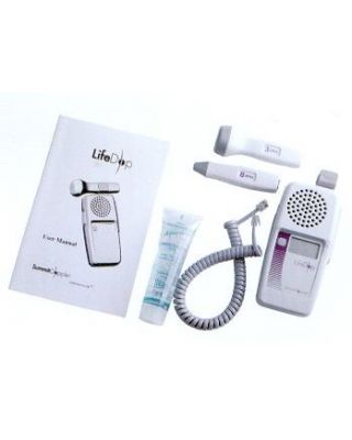Summit Obstetrical-Vascular Combination Handheld Fetal Doppler w/3 and 8Mhz Probes,C250CC
