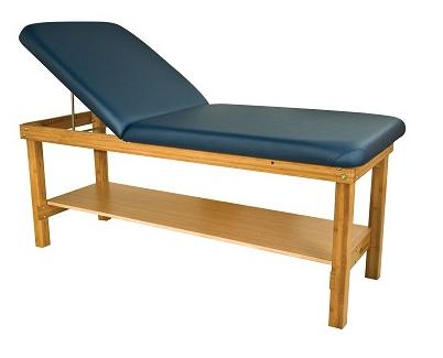 Oakworks Powerline Series Treatment Table w/Shelf and Backrest 27 inch OW-PW27-SHBR
